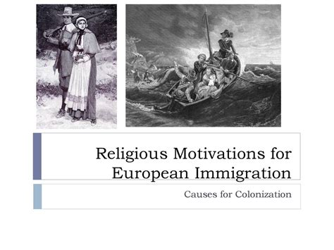 Immigration and Motivations