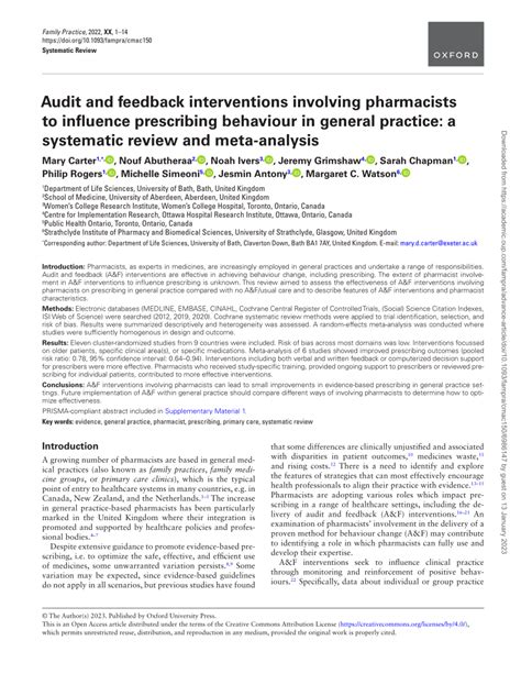 Impact of Audit on Prescribing in General Practice Some Preliminary Evidence Specialist Kindle Editon