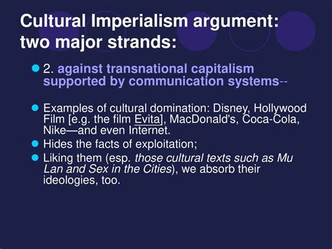 Imperialist Arguments for Domination