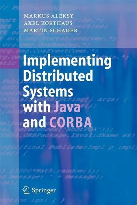 Implementing Distributed Systems with Java and CORBA 1st Edition Kindle Editon