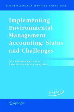 Implementing Environmental Management Accounting Status and Challenges 1st Edition Epub