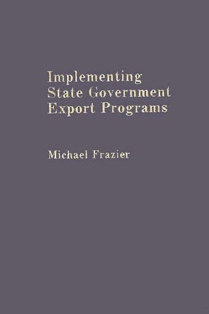 Implementing State Government Export Programs Epub