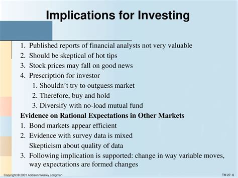 Implication for Investors