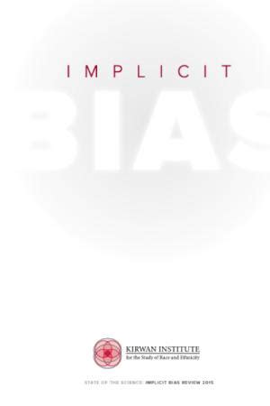 Implicit Bias Review 2014 - Kirwan Institute for ... PDF Reader