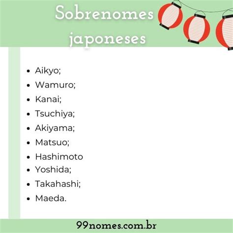 Importância dos Sobreomes Japoneses Raros