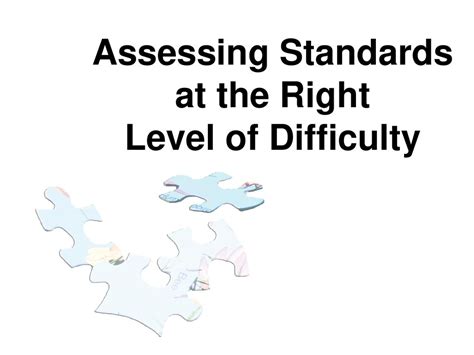 Importance of Assessing Difficulty Level
