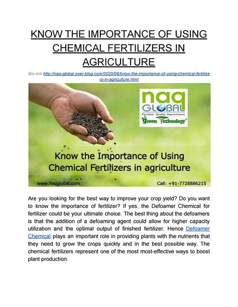 Importance of Fertilizer