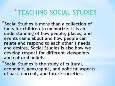 Importance of Social Studies in Education
