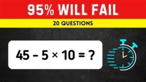 Impossible Quiz Question 45: A Question That Will Stump Even the Smartest Minds