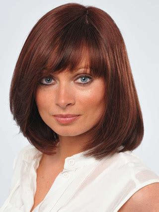 Impressive Lace Front Straight Chin Length Remy Human Lace Wigs