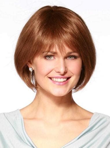 Impressive Monofilament Straight Chin Length Human Hair Wigs For Cancer: A Solution For Hair Loss