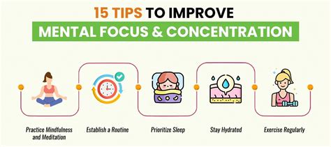 Improve concentration and focus: