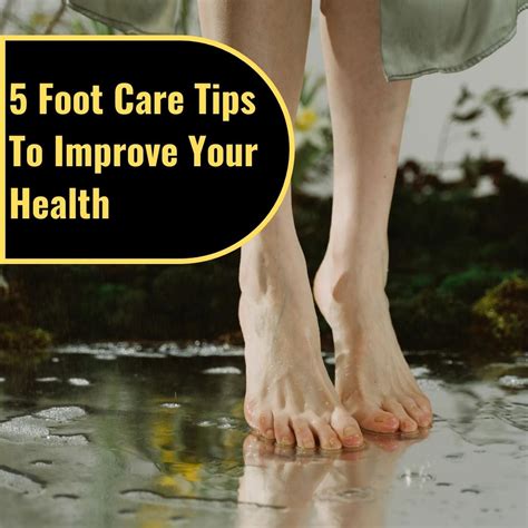 Improve your foot health.