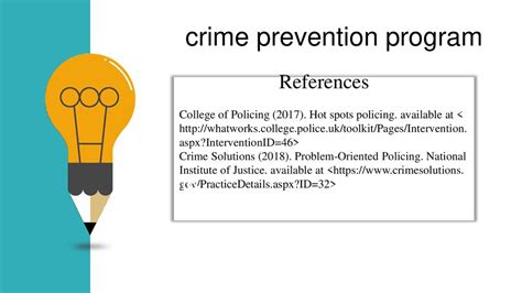 Improved Crime Prevention: