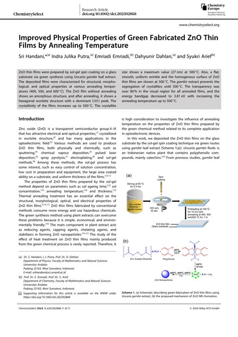 Improved Physical Properties: