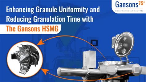 Improved granule uniformity: