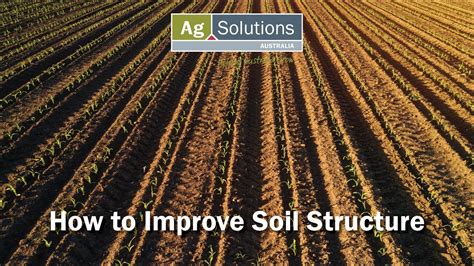 Improving soil structure: