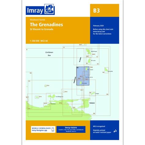 Imray Iolaire Chart B3 2007: The Granadines - St Vincent to Grenada Ebook Doc