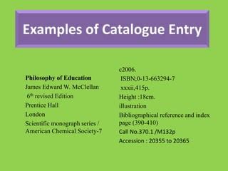 In Cataloging What Does Added Entry Mean