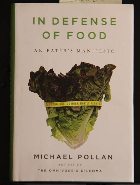 In Defense of Food An Eater s Manifesto Epub