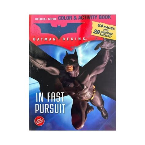 In Fast Pursuit Batman Begins Official Movie Color and Activity Book Epub