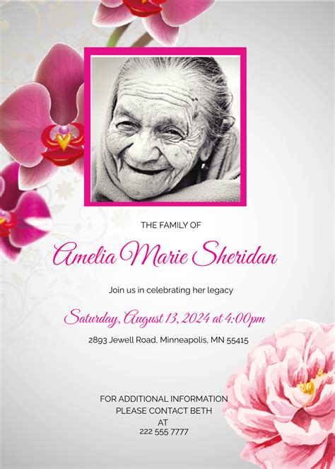 In Memorial Template