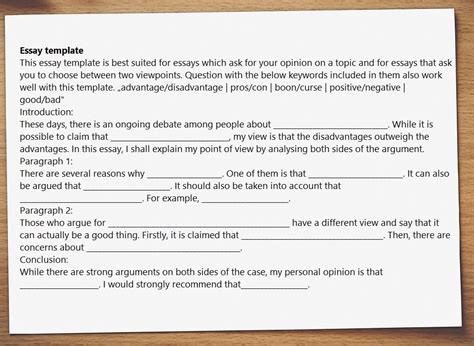 In What Is Template In A Essay Writing Pte