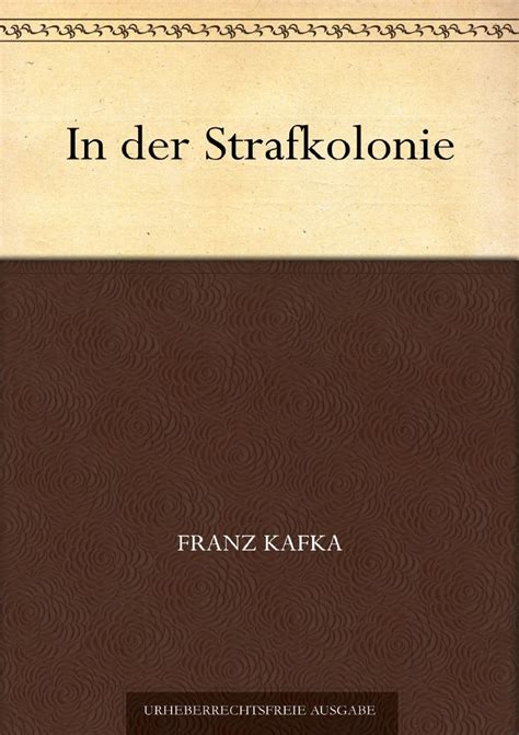 In der Strafkolonie German Edition Kindle Editon