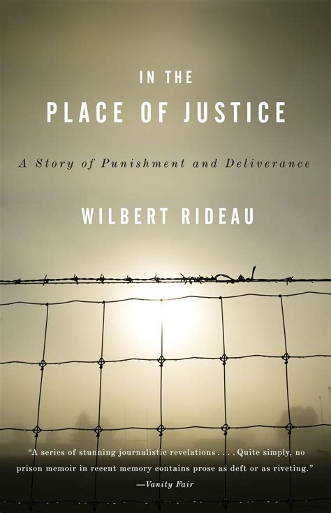 In the Place of Justice A Story of Punishment and Redemption Reader