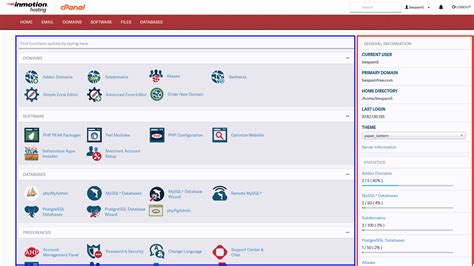InMotion Hosting VPS cPanel interface demonstration for easy management