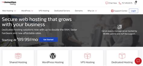InMotion Hosting security features SSL firewall