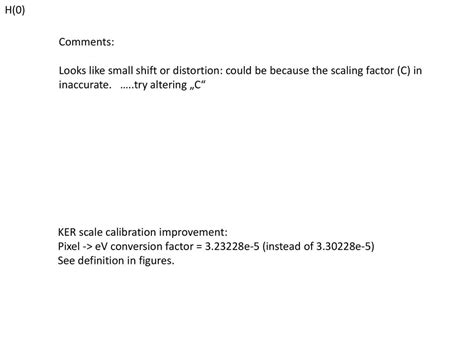 Inaccurate conversion factor: