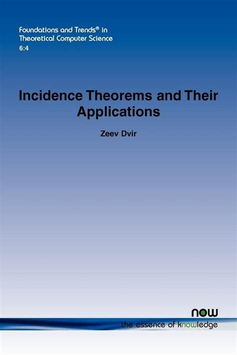 Incidence Theorems and Their Applications PDF