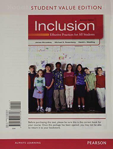 Inclusion Effective Practices for All Students 2nd Edition Doc