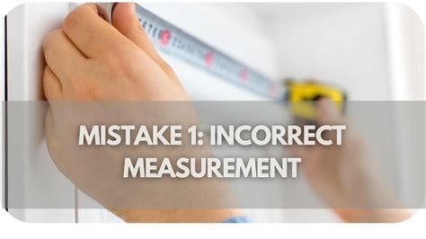 Incorrect Measurement: