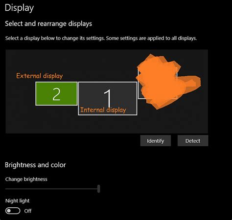 Incorrect display settings: