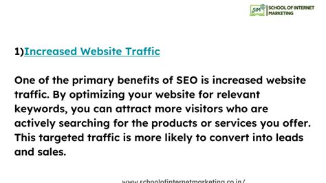 Increased Website Traffic and Leads: