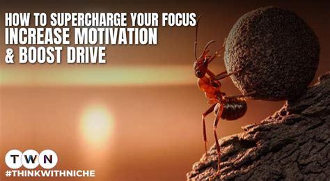 Increased motivation and focus: