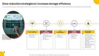 Increased storage efficiency: