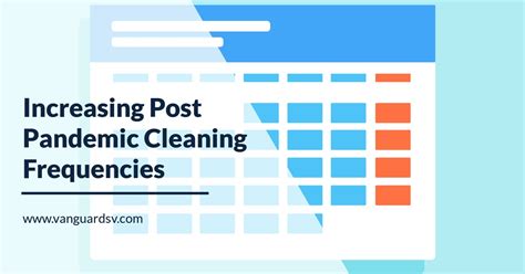 Increasing the frequency of cleaning: