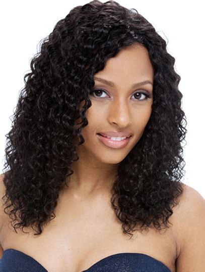 Incredible Black Curly Shoulder Length Remy Human Lace Wigs