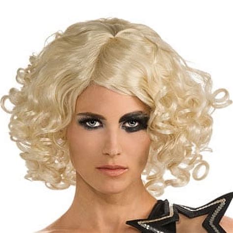 Incredible Blonde Curly Long Lady Gaga Wigs