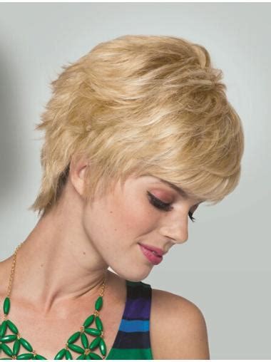 Incredible Blonde Straight Short Monofilament Wigs