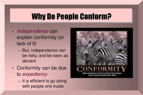 Independence and Nonconformity: