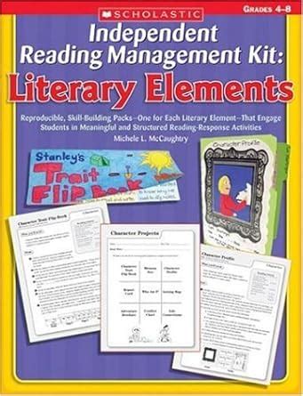 Independent Reading Management Kit: Literary Elements: Reproducible, Skill-Building Packs-One for E Reader
