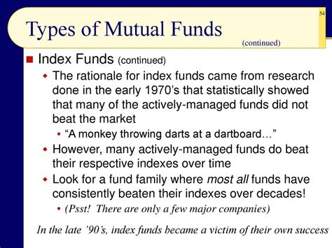 Index Funds (1970s):