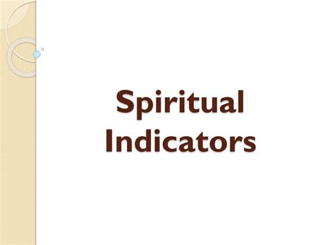 Index of Leading Spiritual Indicators PDF