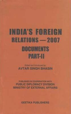 India's Foreign Relations Documents PDF