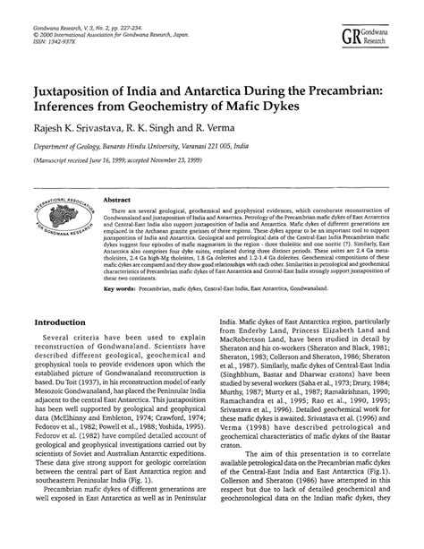 India and Antarctica During the Precambrian 1st Edition Doc