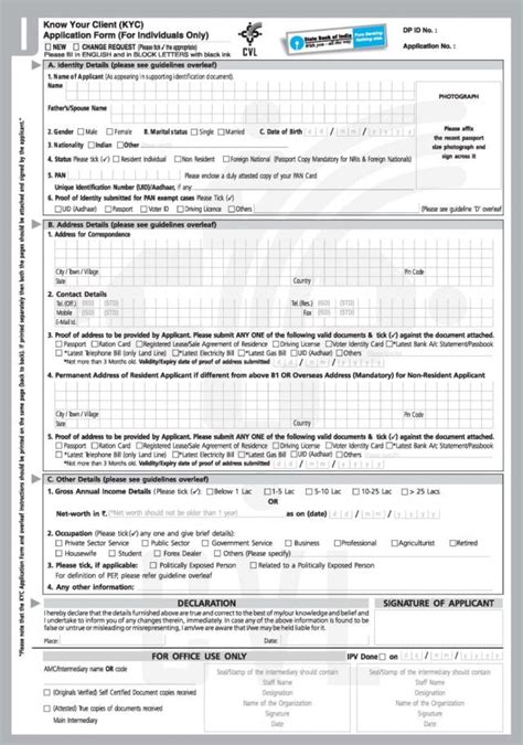 Indian Bank Re-KYC Form: A Comprehensive Guide to Update Your Account